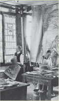 Tiffany Studios workshop