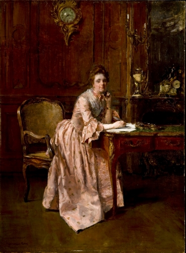 Lady at Writing Desk