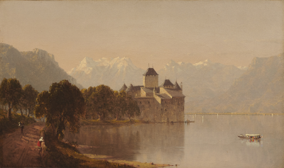 Castle Of Chillon Sanford Robinson Gifford Painting