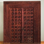 Pair of doors with frame