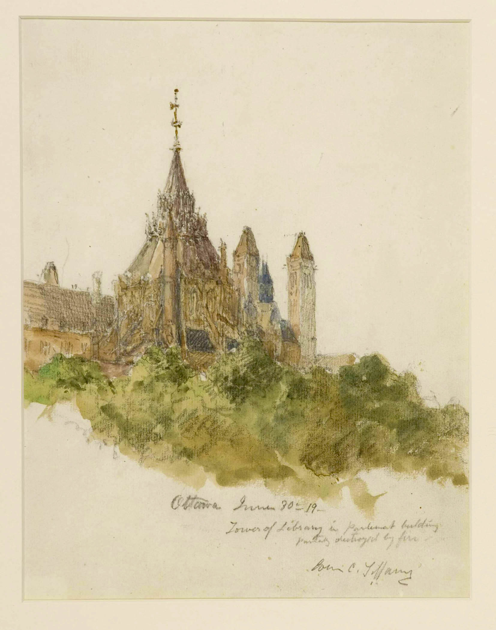 Tower of Library in Parliament Building, Ottawa